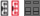 GST18 hembras negro y rojo y Placa RJ45