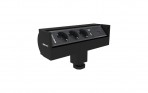 PRISMA SUPPORT - 3xSocket outlet + 1xUSB charge + 1x1RJ45 cover | IBConnect